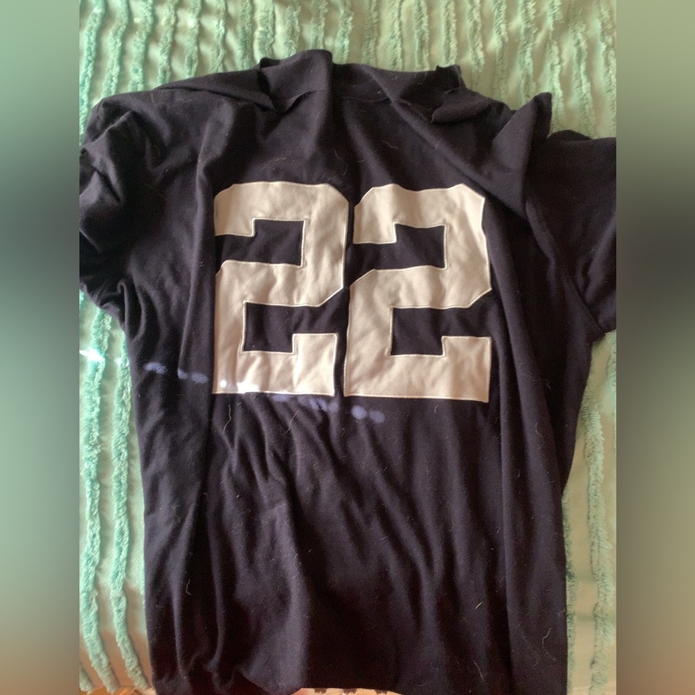 Navy blue #22 shirt
